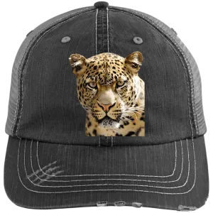 tyger1 6990 Distressed Unstructured Trucker Cap