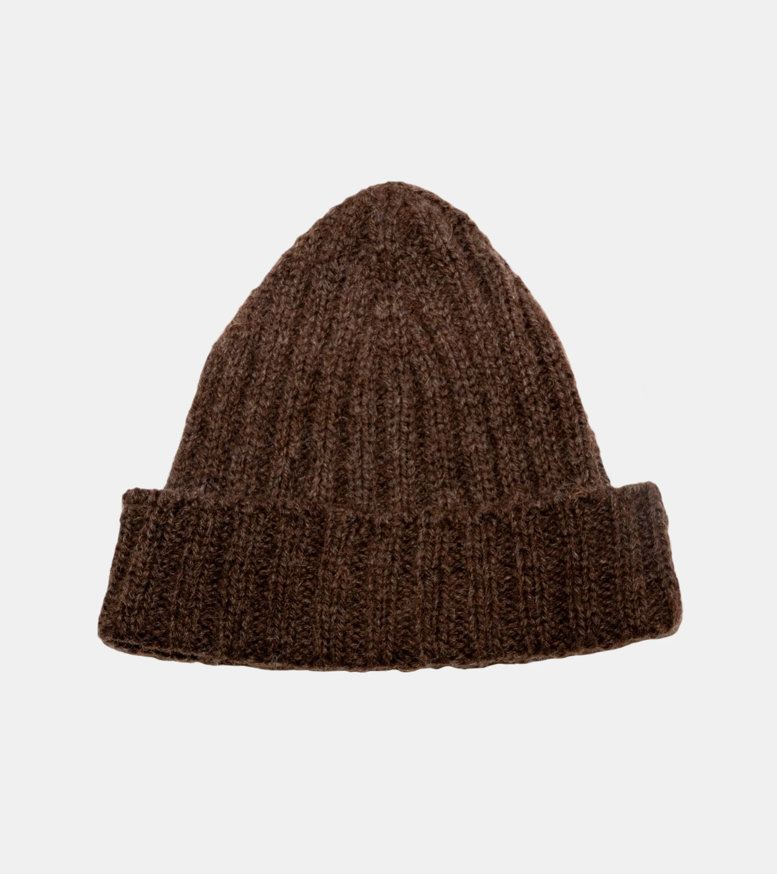 Watch Cap Rib Stitch brown