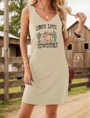 Western Dress for Women Rodeo Cowgirl Graphic Tees Vintage Country Concert Outfits Casual Short Sleeve