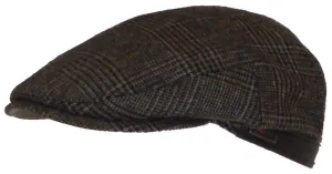 Wigens Driving Cap with Elk Leather Trim