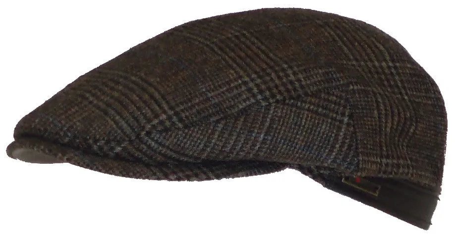Wigens Driving Cap with Elk Leather Trim