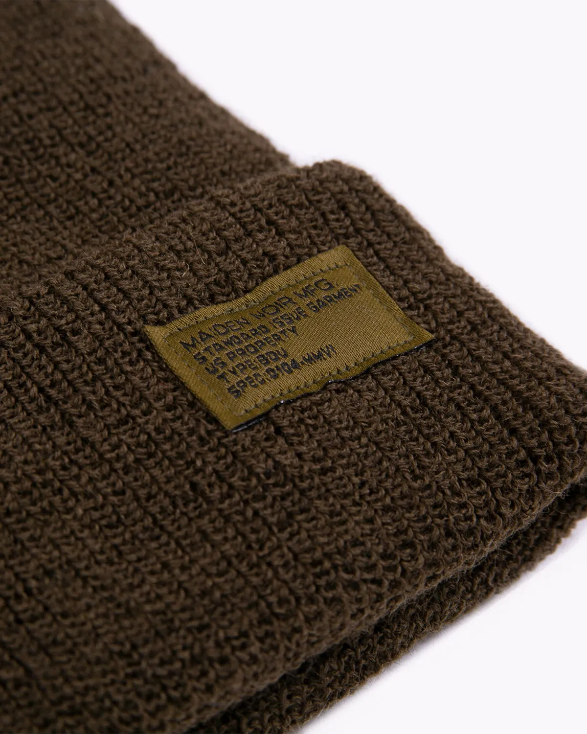 Wool Watch Cap - Olive